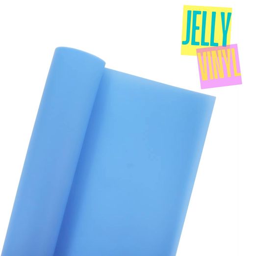 Jelly Vinyl - 30 x 135cm - blau