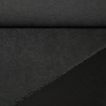 Satin - Cupro Touch Uni Schwarz Gewaschen