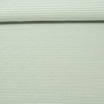Jacquard Jersey - Streifen Mini Ecru Salbeigrün