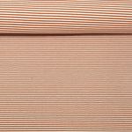 Jacquard Jersey - Streifen Mini Ecru Bronce