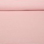 Jacquard Jersey - Streifen Mini Ecru Altrosa