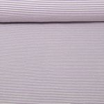 Jacquard Jersey - Streifen Mini Ecru Lavendel
