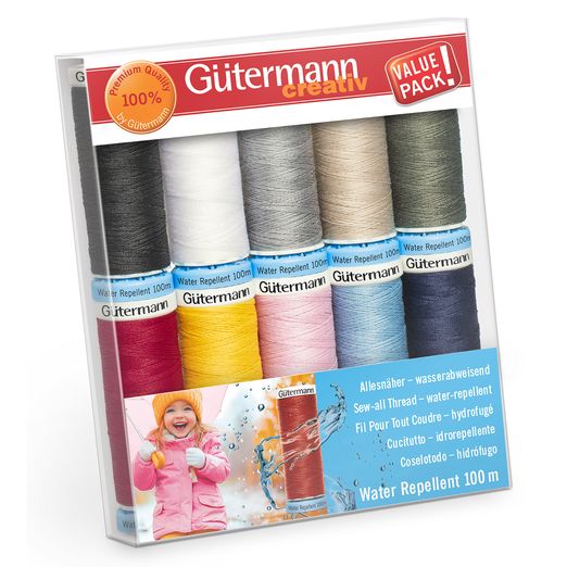 Gütermann Allesnäher - Water Repellent - Set - 10x100m
