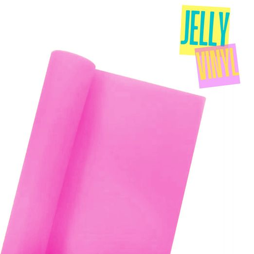 Jelly Vinyl - 30 x 135cm - neonpink