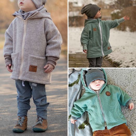 Oversized Jacke - Regnbuelys 56-122 - Schnittmuster eBook