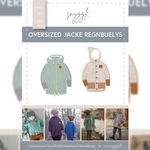 Oversized Jacke - Regnbuelys 56-122 - Schnittmuster eBook-1