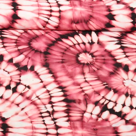 Viskose-Popeline - Digitaldruck Popeline Batik Altrosa