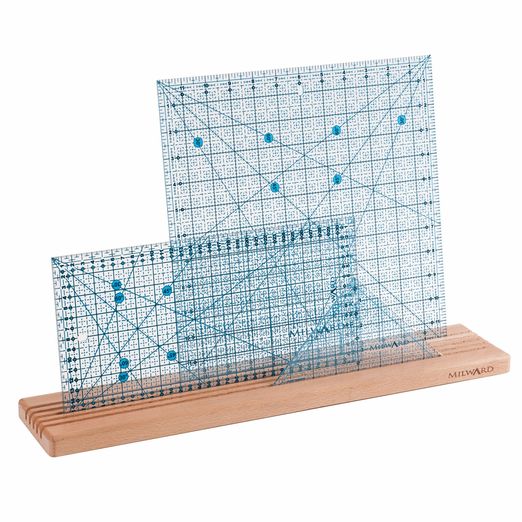 MILWARD Ruler Rack - Linealorganizer aus Holz - groß