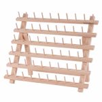 MILWARD Garnrollenhalter aus Holz für 60 Spulen -0