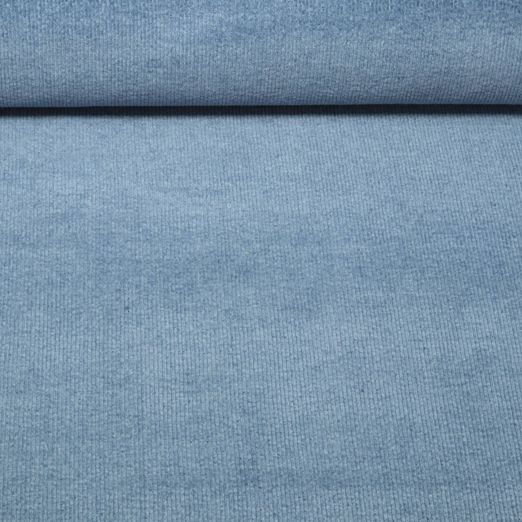 Hosenjeans -  Cord Stretch Uni Hellblau