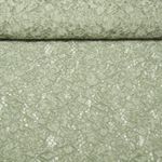 Tissu dentelle Johanna - Uni Menthe-0