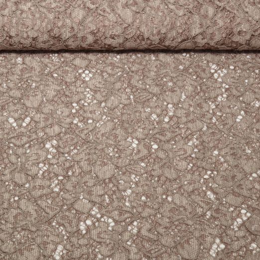 Spitzenstoff Johanna - Uni Beige