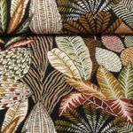 Gobelin - Grandes Feuilles Noir