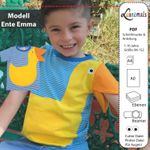 T-Shirt - Ente - Schnittmuster eBook-1