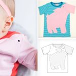 T-Shirt - Schwein - Schnittmuster eBook-0