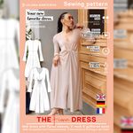 Jerseykleid - The Fiona Dress - Schnittmuster eBook-2