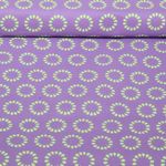 Beschichtete Baumwolle - Kreise Lavendel-0