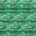 Baumwoll-Popeline - Merry Christmas Grün-0