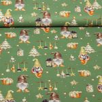 Baumwoll-Popeline - Waldzwerge Grün