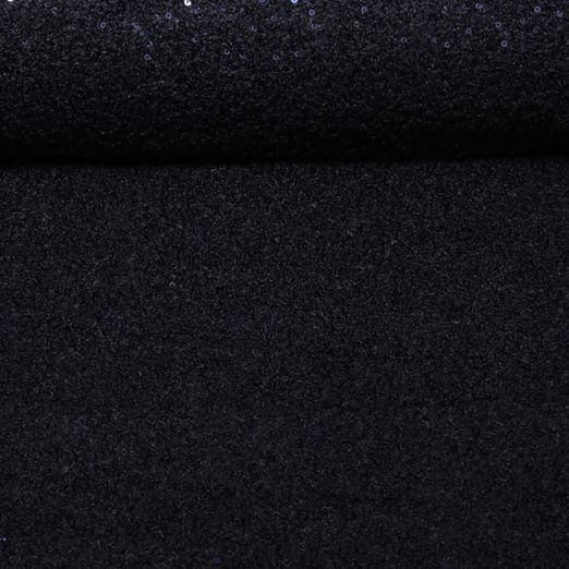Stricksweat - Boucle Pailletten Navy
