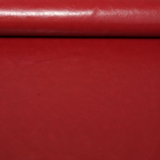 Kunstleder - Bikerleder Rot