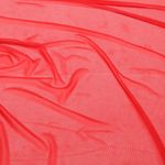 Futter Sport Mesh - 4-Wege-Stretch Uni Rot-1