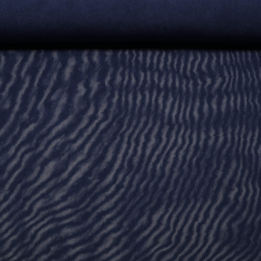 Futter Sport Mesh - 4-Wege-Stretch Uni Navy
