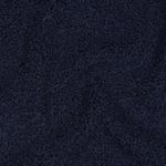 Teddyfleece - dubbelriktad boucle enfärgad marinblå