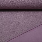 Teddyfleece - Boucle Doubleface Uni Brombeere