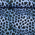 Sweat - French Terry Digitaldruck Leo Blau Angeraut