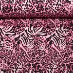 Sweat - French Terry Digitaldruck Leomix Pink Angeraut