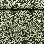 Sweat - French Terry Digitaldruck Leomix Grün Angeraut