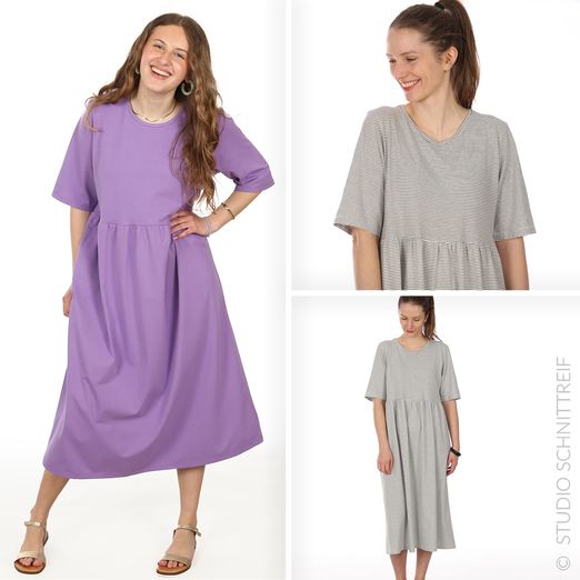 Robe T-shirt - MADAME CAROL - Patron numérique