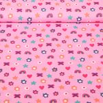 Baumwoll-Popeline - Love Herzen Rosa