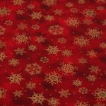 Baumwoll-Cretonne - Airbrush Weihnachtssterne Rot-1