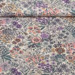 Baumwoll-Popeline - Wiesenblumen Ecru Multicolor
