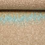 Mantelstoff - Boucle Farbverlauf Türkis