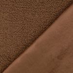 Scuba - Uni Marron Espresso avec envers en fourrure