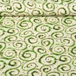 Viskose-Popeline - Digitaldruck Tie Dye Grün