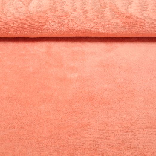 Tissu éponge Babsi - Rose Uni clair