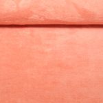 Tissu éponge - uni saumon