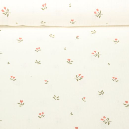 Jersey - Ajour Tulpen Offwhite
