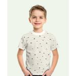 Jersey - Minifahrzeuge Gestreift Offwhite-1