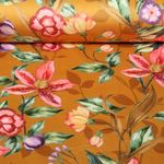 Samt - Lilien Gelbgold Multicolor