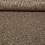 Mantelstoff - Wolltweed Geometrisch Braun Melange