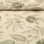 Coton - Torchon de cuisine Grenade Beige Vert