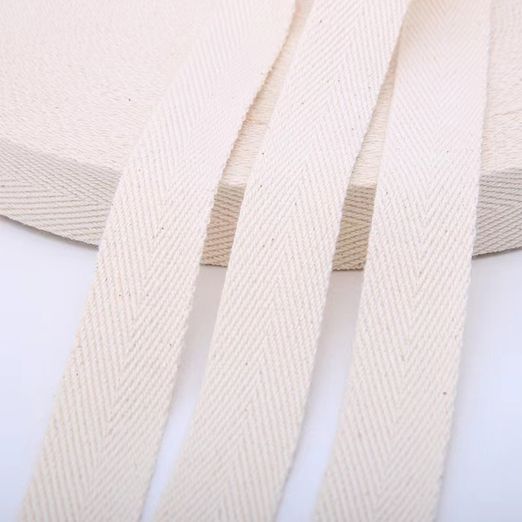Teppich-Bindeband - 4cm - weiß - Meterware