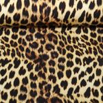 Sweat - French Terry Digitaldruck Leo Beige Angeraut