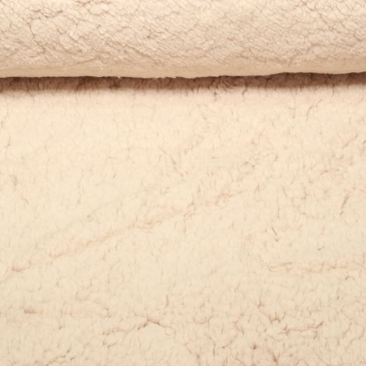 Kuschelteddyfleece Benita - Sand