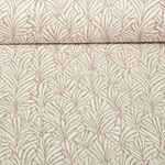 Cretonne de coton - Feuilles Batik Naturel